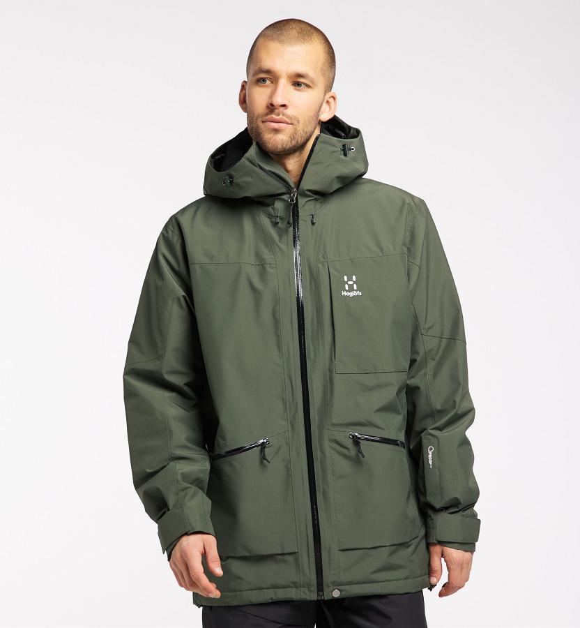 Haglöfs Lumi Insulated Jacket Dark Green For Mens BUDEI2807 Australia